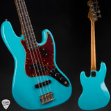 Fender Custom Shop 1964 Jazz Bass Journeyman Relic P/J Bass Guitar in Taos Turquoise