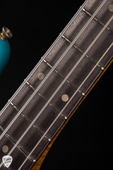 Fender Custom Shop 1964 Jazz Bass Journeyman Relic P/J Bass Guitar in Taos Turquoise