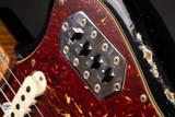 Fender Custom Shop Eddie’s Guitars Exclusive Heavy Relic® Bass VI Bass Guitar in Black Sparkle
