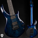 Ernie Ball Music Man BFR Majesty 7 Electric Guitar in Blue Ink #6/50