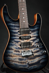 Suhr Eddie's Guitars Exclusive Roasted Modern - Faded Trans Whale Blue Burst #JS8X1Z
