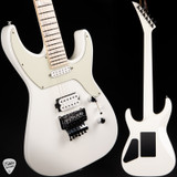 Jackson Custom Shop Soloist HS FR Electric Guitar in Snow White