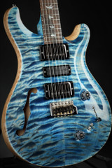 Paul Reed Smith Eddie's Guitars Wood Library Special Semi Hollow - Faded Blue Jean/Ziricote Fretboard/FM Stained Neck #294709