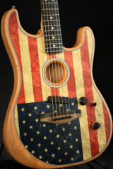 Fender Limited Edition American Acoustasonic Stratocaster - Flag #US203141A
