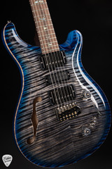 Paul Reed Smith Eddie's Guitars Wood Library Special Semi Hollow Charcoal Blue Burst/Brazilian Fretboard electric guitar