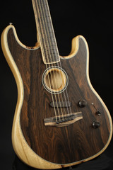 Used - Fender Limited Edition American Acoustasonic Stratocaster - Ziricote #US207198A