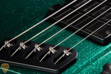 Dingwall D-Roc Standard 5-String Gloss Metal Flake Aquamarine Bass Guitar