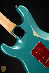 Suhr Eddie's Guitars Exclusive Classic S Antique Roasted Electric Guitar in Sherwood Green Metallic
