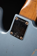 Fender Custom Shop 64 Precision Bass Heavy Relic P/J Bass Guitar in Ice Blue Metallic