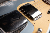 Fender Custom Shop 64 Precision Bass Heavy Relic P/J Bass Guitar in Ice Blue Metallic