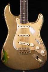 Fender Custom Shop Master Built 1959 Stratocaster Heavy Relic Aztec Gold Over Green Burst/2024 Autumn Winter Dealer Event