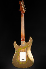 Fender Custom Shop Master Built 1959 Stratocaster Heavy Relic Aztec Gold Over Green Burst/2024 Autumn Winter Dealer Event