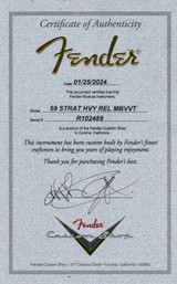 Fender Custom Shop Master Built 1959 Stratocaster Heavy Relic Aztec Gold Over Green Burst/2024 Autumn Winter Dealer Event