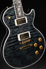 Gibson Custom Shop PSL Les Paul Ultima 5A “Tree of Life” Nordic Blue electric guitar