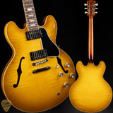 Gibson Custom Shop PSL ’64 ES-335 Figured Reissue Gloss Green Lemon electric guitar