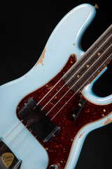 Fender Custom Shop 1959 Precision Bass Heavy Relic Sonic Blue bass guitar