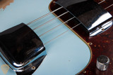 Fender Custom Shop 1959 Precision Bass Heavy Relic Sonic Blue bass guitar
