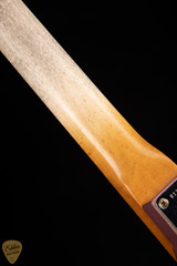 Fender Custom Shop Masterbuilt Jazzmaster Heavy Relic Electric Guitar in Super Faded Burgundy Mist Metallic