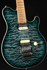 Ernie Ball Music Man Axis - Yucatan Blue Quilt #G94356