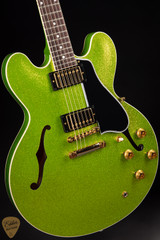 Gibson Custom Shop Made 2 Measure 1959 ES-335 Reissue Gloss Geko Green Sparkle electric guitars