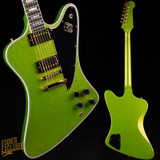 Gibson Custom Shop Made 2 Measure Firebird Custom Gloss Gecko Green Sparkle electric guitar