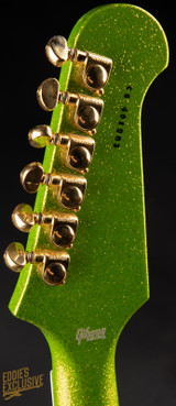 Gibson Custom Shop Made 2 Measure Firebird Custom Gloss Gecko Green Sparkle electric guitar