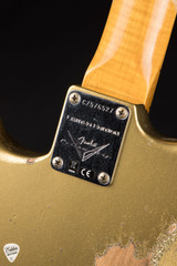 2024 – Fender Custom Shop LTD Fat 1964 Stratocaster Relic Electric Guitar in Aztec Gold Over Gold Sparkle