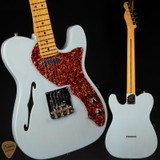 Fender Limited Edition American Professional II Telecaster Thinline electric guitar in Transparent Daphne Blue