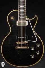 2016 – Gibson Custom Shop Robby Krieger 1954 Les Paul Custom Aged Electric Guitar in Aged Lamp Black