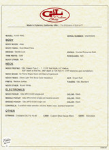 2024 – G&L Custom Shop S-500 RMC Electric Guitar in Gold Metal Flake