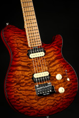 Ernie Ball Music Man Axis Super Sport - Roasted Amber Quilt #H03679