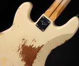 2024 - Fender Custom Shop 1958 Precision Bass Heavy Relic - Vintage White