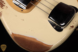 2024 - Fender Custom Shop 1958 Precision Bass Heavy Relic - Vintage White