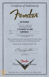 2024 - Fender Custom Shop Journeyman Relic Bass VI - Aged Aztec Gold