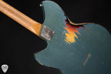 Novo Limited Edition Serus TC Electric Guitar in Pelham Blue Over 3-Tone Sunburst