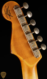 2024 - Fender Custom Shop Limited Edition 62 Stratocaster Heavy Relic - Aged Candy Apple Red over 3-Color Sunburst