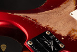 2024 - Fender Custom Shop Limited Edition 62 Stratocaster Heavy Relic - Aged Candy Apple Red over 3-Color Sunburst