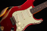 2024 - Fender Custom Shop Limited Edition 62 Stratocaster Heavy Relic - Aged Candy Apple Red over 3-Color Sunburst