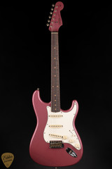 2024 - Fender Custom Shop Eddie's Guitars Exclusive Dealer Select Roasted 1963 Stratocaster Journeyman - Burgundy Mist Metallic