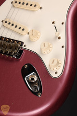 2024 - Fender Custom Shop Eddie's Guitars Exclusive Dealer Select Roasted 1963 Stratocaster Journeyman - Burgundy Mist Metallic