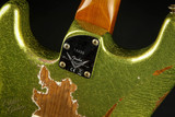 2023 - Fender Custom Shop Eddie's Guitars Exclusive Dealer Select Roasted 1963 Stratocaster Heavy Relic - Chartreuse Sparkle #XN15600
