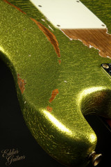 2023 - Fender Custom Shop Eddie's Guitars Exclusive Dealer Select Roasted 1963 Stratocaster Heavy Relic - Chartreuse Sparkle #XN15600