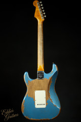 Fender Custom Shop Limited Edition Red Hot Stratocaster Super Heavy Relic - Super Faded Aged Lake Placid Blue