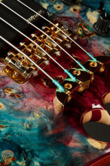 Alembic Mark King Signature Deluxe - Buckeye Burl Resin Top