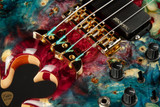 Alembic Mark King Signature Deluxe - Buckeye Burl Resin Top