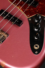 2024 - Fender Custom Shop 1964 Jazz Bass Journeyman - Burgundy Mist Metallic