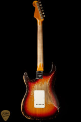 2024 - Fender Custom Shop Limited Edition Red Hot Stratocaster Super Heavy Relic - Faded Aged Chocolate 3-Tone Sunburst #CZ579174