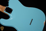 Suhr Eddie’s Guitars Exclusive Roasted Classic T Antique electric guitar in Daphne Blue