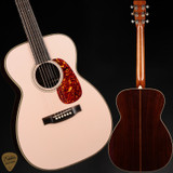 Atkin OO37 Custom - Baked Sitka Spruce & Indian Rosewood - Powder Pink