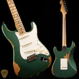 2024 - Fender Custom Shop Limited Edition 56 Stratocaster Heavy Relic - Aged Sherwood Green Metallic #CZ579250